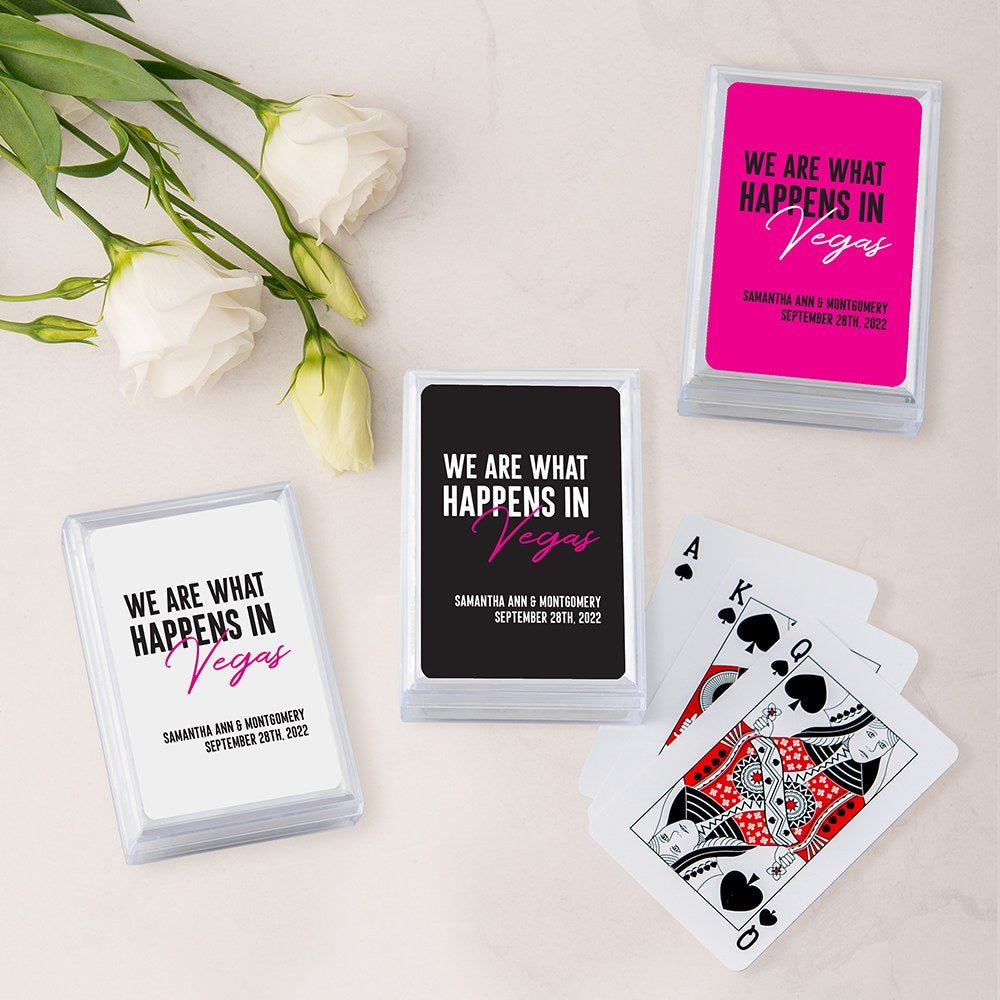 Las VEGAS Playing Cards - Favors & Flowers